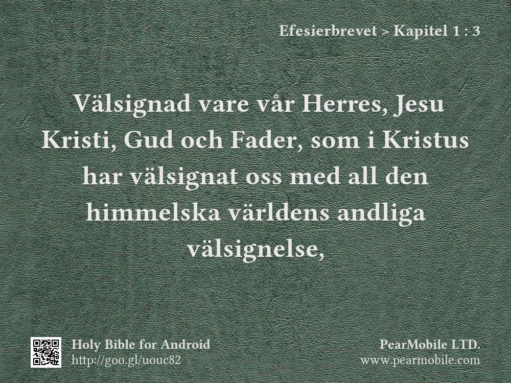 Efesierbrevet, Kapitel 1:3